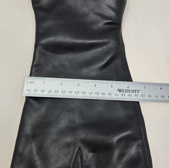 Seychelles June Black Faux Leather Mid Calf Boots Sz 7.5 Expandable Calf Gusset - Picture 11 of 12